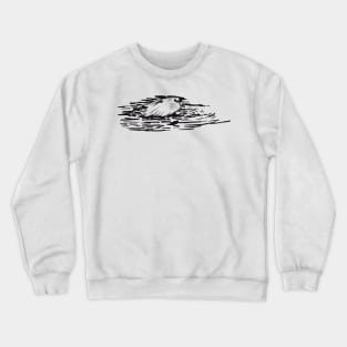 Swimming Beaver Crewneck Sweatshirt
